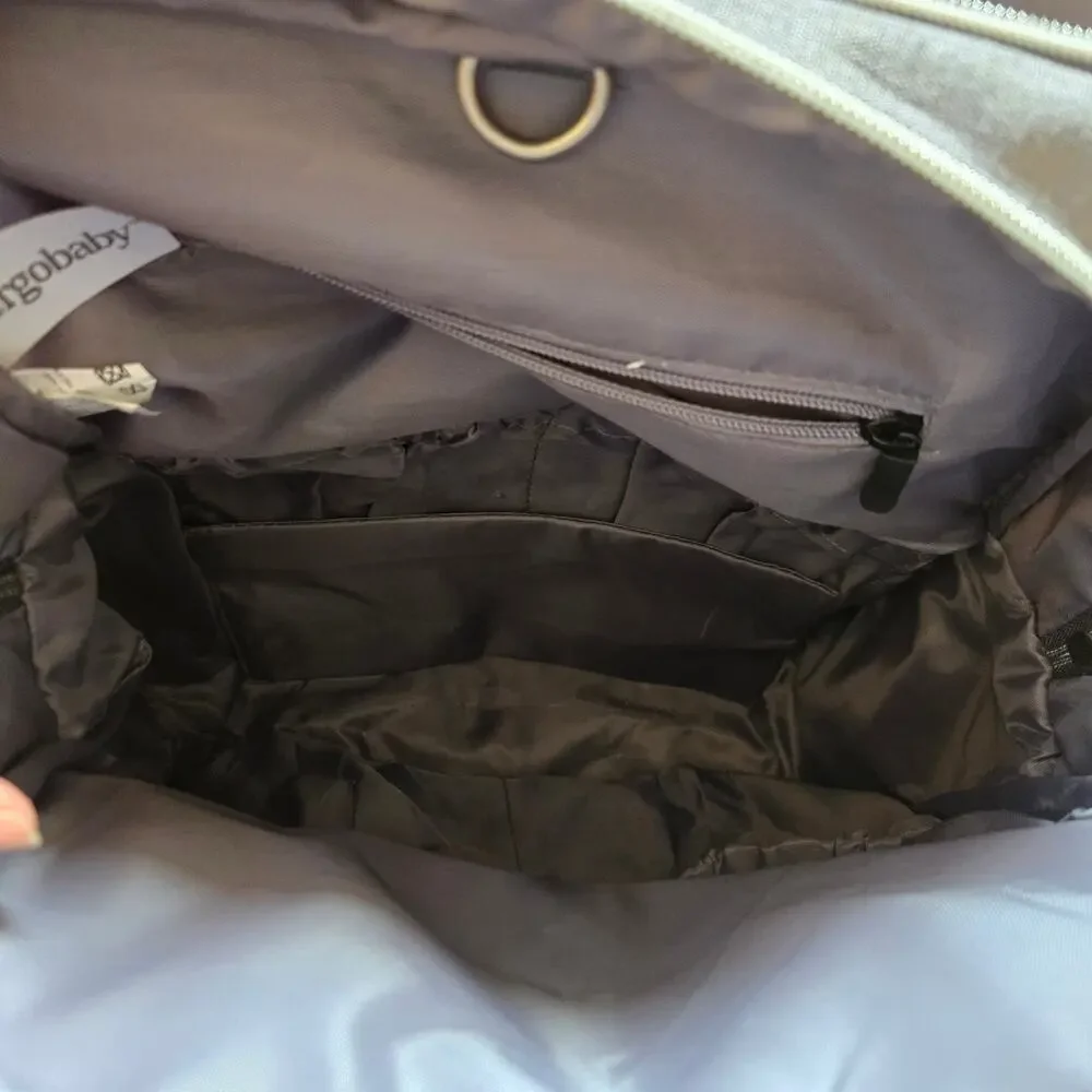 Ergobaby Anywhere I Go Diaper Bag Backpack, Grey